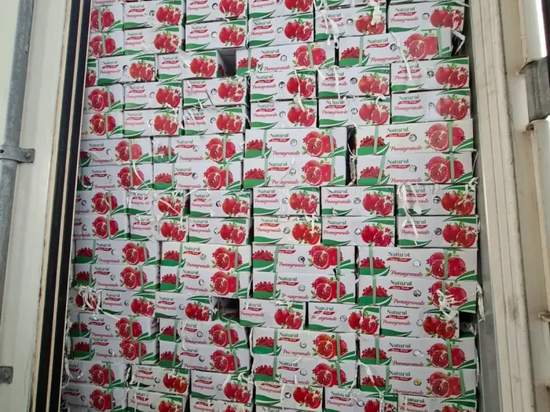 كراتين التصدير المعبأة